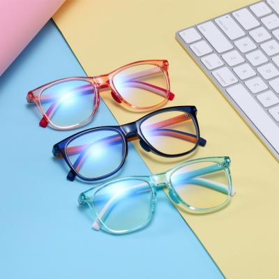 China 2020 New Design TR Light Kids Fashionable Blue Light Blocking Glasses for sale