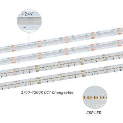 China LANDSCAPE Custom LED Light Products 24V LED COB Strip Light CSP Dotless COB LED Dimming Strip Light 24V LED CSP For Car for sale