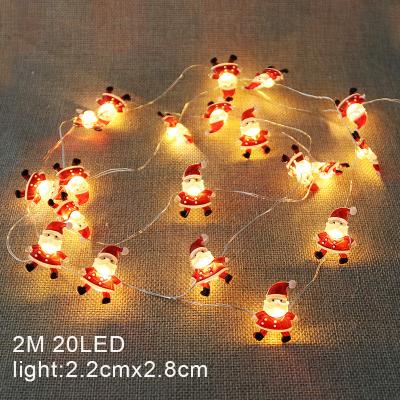 China Decoration Santa Claus LED Lighting String Copper Wire Lights Christmas String Decoration for sale