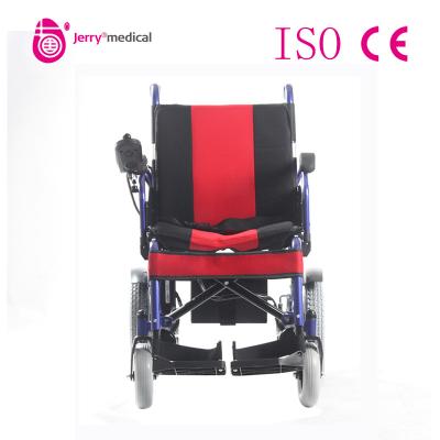 China Aged People Outdoor Power Wheelchair Equipment With Detachable Footrest for sale