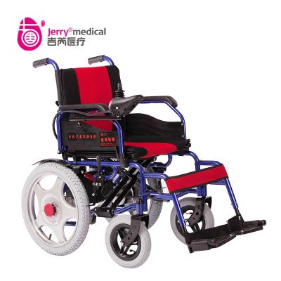 China Comfortable Battery Powered Foldable Electric Wheelchair Hire ISO13485 FSC Certification for sale