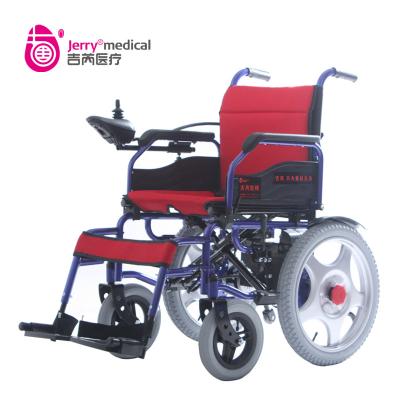 China Outdoor Foldable Motorized Wheelchair Electric Powered 6 km/hour Max Speed for sale