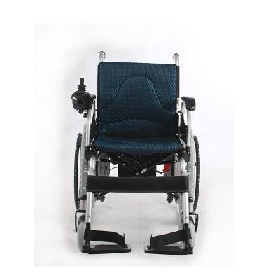 China Simple Battery Operated Wheelchair Electric Powered 6km/h Max Speed OEM for sale