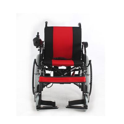 China Standard Elderly Battery Powered Wheelchair Portable 100Kg Loading Capacity for sale