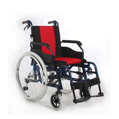 China Custom Manual Attendant Wheelchair , Lightweight Collapsible Wheelchair for sale