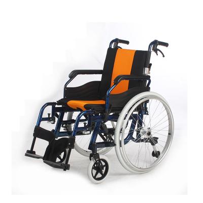 China Flip Up Armrest Aluminum Folding Manual Wheelchair Quick Release Rear Wheel for sale