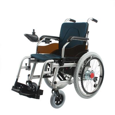 China Foldable Aluminum Frame Portable Motorized Wheelchair , 20Ah Lithium Battery for sale