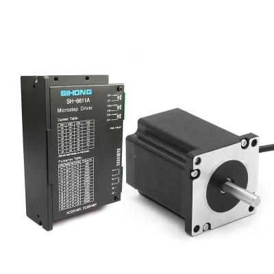 China CNC Machine Siheng Best Price 2 Phase Hybrid 60Mm Nema 24 Stepper Motor And Driver for sale