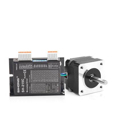 China Siheng NEMA 14 Motor NEMA 14 Enclosed Stepper Motor Kit For CNC And 0.9 Degree Driver for sale