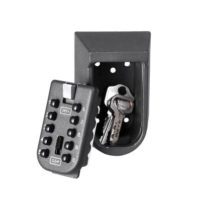 China Portable With Padlock Master Safe Wall Mounted Combination Key Lock Box Aluminum Alloy Hanging Waterproof Key Storage for sale