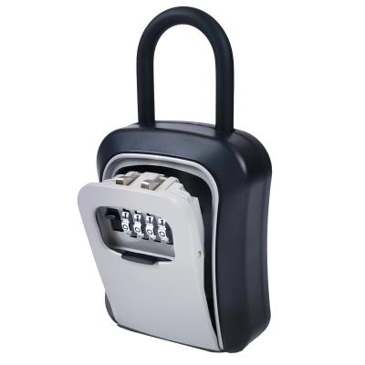 China Portable Keyless Storage Valuables Combination Lock or Key Box Hanging Safe Box for Keys Outside Lockbox Surf Lock for sale