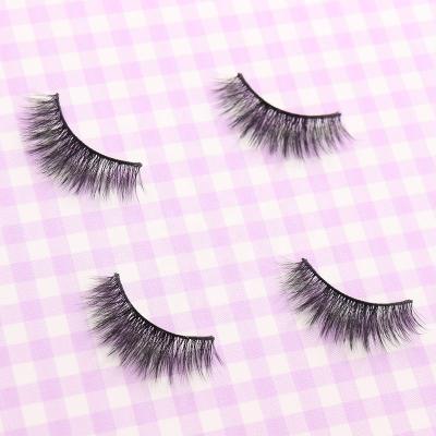 China New Custom Criss-Cross Eyelash Packaging Factory Price Faux Silk Eyelashes Handmade Faux Mink Eyelashes OEM Wholesale Service for sale