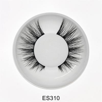 China Wholesale 3D Strip Faux Soft Crisscross Mink Eyelash Good Price Lashes Natural Looking Crisscross for sale