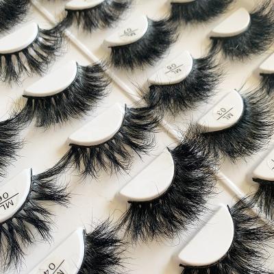 China Real Length 5D Mink Eyelashes Customized Packaging Siberian Long Best Quality Natural Soft Dramatic Style for sale