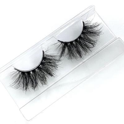 China Natural Soft Lashes Wholesale Seller Real Mink Lashes Book Customized Packaging Direct Selling False Eyelash 25mm for sale