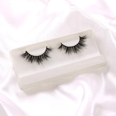 China Wholesale 3D Mink Eyelashes Natural Soft Strip Lashes Customized Packaging Real Mink Fur Lashes Makeup Full for sale