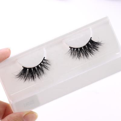 China Mink Lashes Wholesale Factory Price Long New Fashion Natural Best Quality 3D Half Lashes Private Label Wedge Lashes for sale