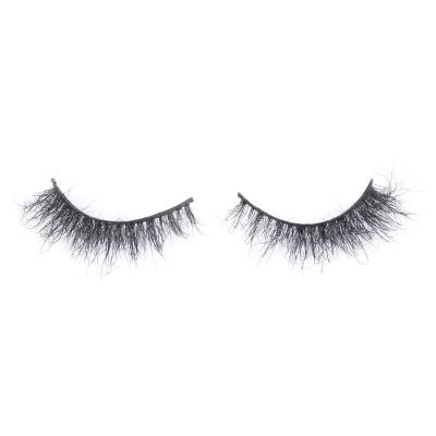 China Private Label High Quality Fluffy Soft Natural 3D Mink Lashes Luxury 3D Mink Eyelashes Cotton Band Eyelashes for sale