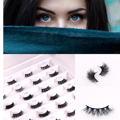 China Half Corner Mink Eyelashes Custom Wholesale Cruelty Mink Lashes Free Style Premium Soft Natural Quality 3D Mink Half Lashes Natural Looking for sale