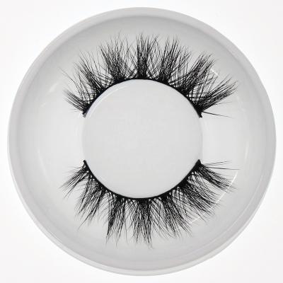 China OEM Service Private Label False Eyelash Wholesale Korean Fiber 3D Synthetic Silk Eyelashes for sale