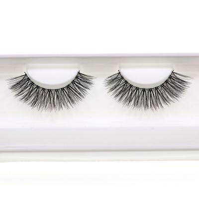 China Crisscross Natural Looking 100% Handmade Vegan Hair Eyelashes Lashes Private Label False Eyelash for sale