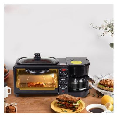 China Household WAN HOSE Multifunctional Breakfast Machine Horno 3 in 1 Automatic Electric Bread Toaster Oven Multi Function for sale