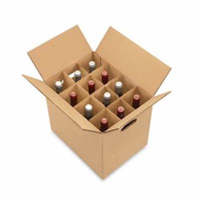 China Custom Strong Folding Kraft Shipping Kraft Corrugated Shipping Box Recyclable for sale