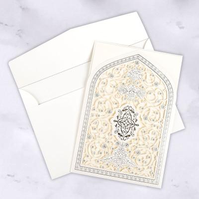 China India India Style Invitation Cards , Laser Cut Wedding Invitation Cards for sale