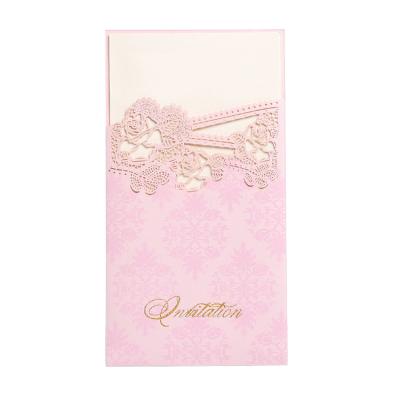 China Japan rose latest wedding card paper material designs for sale