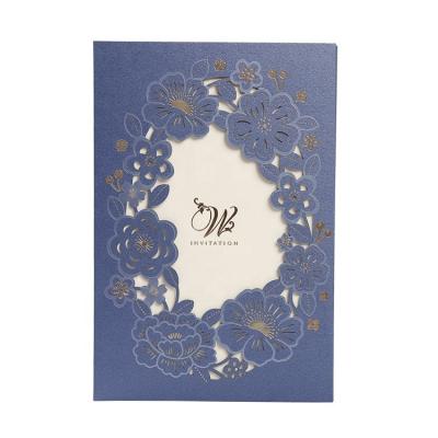 China Europe Customized Flowers Design Different Style / Kinds Invitation Cards for sale