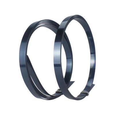 China Corrosion resistance fabrication in china ck10 sk5 g550 dx51d 65mn 15mm hot rolled gi galvanized blue spring carbon steel coil steel strapping band for sale