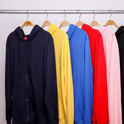 中国 High Quality Sports Terry Custom Logo Anti-Wrinkle Zip Up Mens Hoodies 販売のため