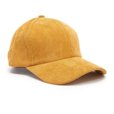 China JOINT OEM Service Customized Solid Corduroy Hats Baseball Cap for sale