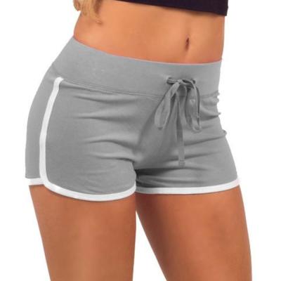 China Antibacterial Yoga Wholesalers Stripes Yoga Shorts Biker Yoga Shorts for sale