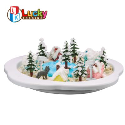 China New Arrival Scientific Experiment Scene Snow Making STEM Learning Toys Set Snow Making Toys For Children for sale