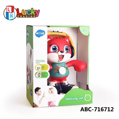 China Eco-Friendly Cat Dancing Toys For Kids Battery Operated Wagging Tail for sale