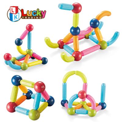 China Educational Toy Children Magnetic Building Blocks Toys Eco-friendly Magnet Toys Rod for sale