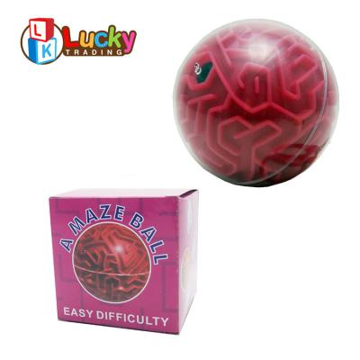 China Environmental Educational Game Plastic Ball Maze Intellectual Game For Kid for sale