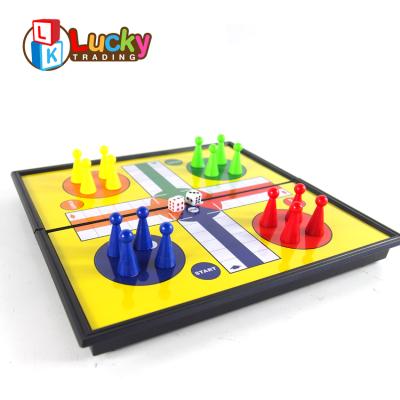 China Portable Flying Board Game Toy Magnetic Ludo Games Family Interesting Party Chess Set Other Educational Toys Lucky Toys Interesting Playing for sale