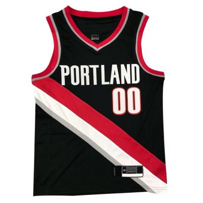 China Custom Edition Men's Custom Edition Breathable Portland Basketball Tank Top Men's OEM Basketball Wear Shirt Uniform Tank Tops for sale