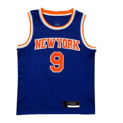 China 2021Men's Breathable York Branded Anthony 7# Rose 4# Basketball Tank Tops Uniform Wear Knicks Barrett 9# Shirts for sale