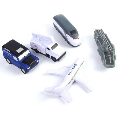 China Toy Custom High Quality Promotional PU Foam Car Airplane Shape Anti Stress Ball Toys Antistress for sale