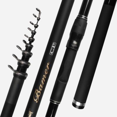 China Carbon New Arrival 3.6-5.4m Carbon Fiber Retractable Fishing Rod for sale