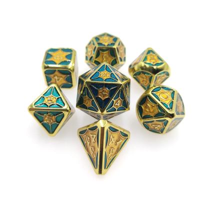 China Custom Digital Dungeons and Dragons Metal Dies DND Dice YTSFC011 for sale