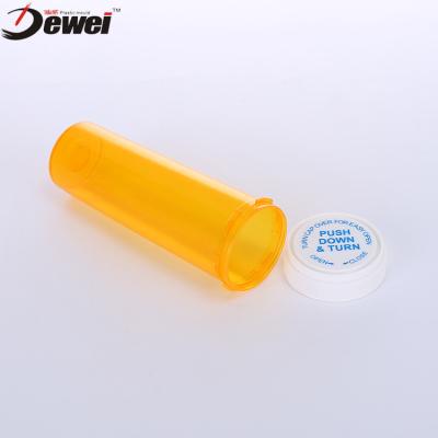 China Heavy Duty Medicine Bottle Child Medicine Medicine Kid Resistant Caps Vials For Families for sale