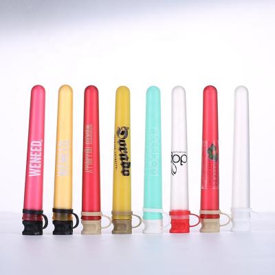 China Medicine Custom Design Plastic Pre To Roll Joint Tube For Blunt Cones Packaging for sale