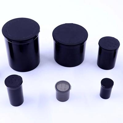 China PP Pop Up Vial Plastic Dram Pop Top Lids Jars Clamp Jars Container Vial Bottle for sale