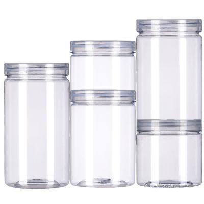 China 3oz 4oz 6oz 10oz 12oz 16oz 32oz Child Resistant Empty PET Pot Hemp Container Storage Child Safe Plastic Jars, Smell Proof Container for sale