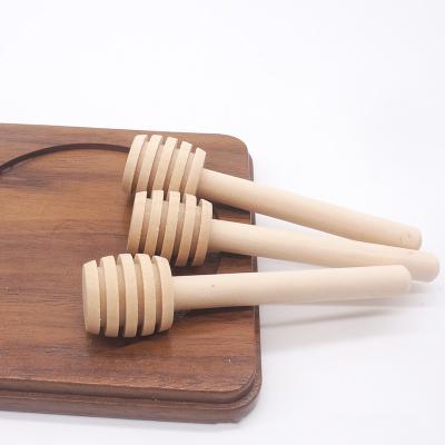 China OEM Disposable Multi Size Producers Honey Dipper Mixing Sticks Wood Teaspoons for sale