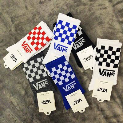 China Breathable Wholesale High Quality Cheap Price Brand Logo Cotton Socks Adult Size Men's Gift Sport Air Freshener VANS Socks for sale